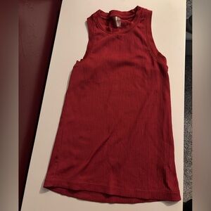 CALIA by Carrie Underwood Ribbed Top in Red